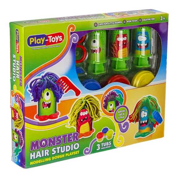 Kiddy Oyun Hamuru Canavarlar Saç Stüdyosu